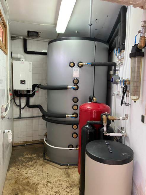 Sala de máquinas en viviendas