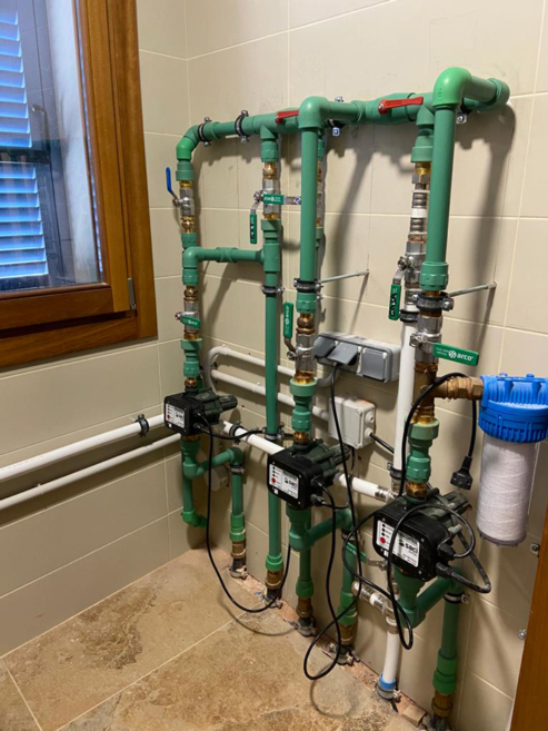 Sala de máquinas en viviendas